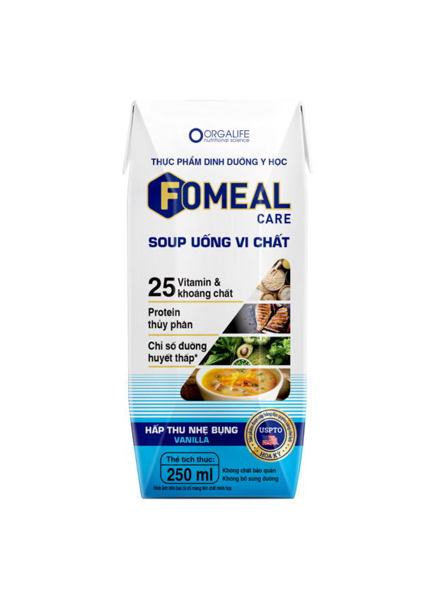 Fomeal Care <br> Soup Uống Vi Chất <br> Dễ Hấp Thu, Bồi Bổ Cơ Thể (Vanilla) <br>250ml